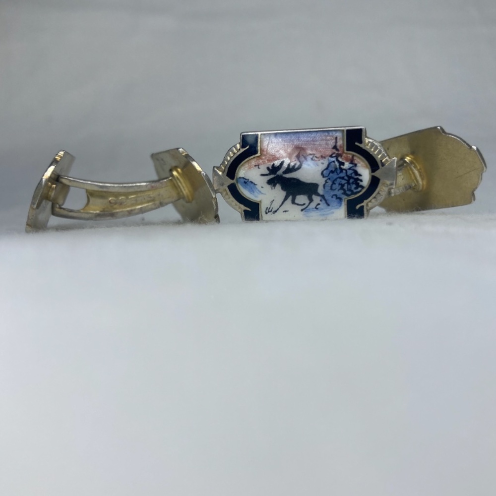 Sterling silver men’s cufflinks